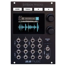 1010music Bitbox Micro Eurorack Compact Sampler with Touchscreen - Black