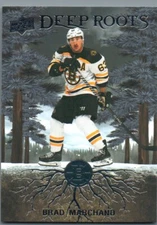 2023-24 Upper Deck #DR-38 Brad Marchand Deep Roots