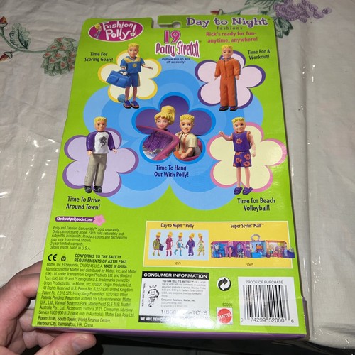 New! 2001 Fashion Polly Day To Night RICK + Accessories Rare ! - Picture 2 of 2