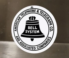 AT&T Bell System Local And Long Distance Telephone All-Metal Sign