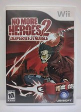 No More Heroes 2: Desperate Struggle Nintendo Wii, 2010 CIB, White Label