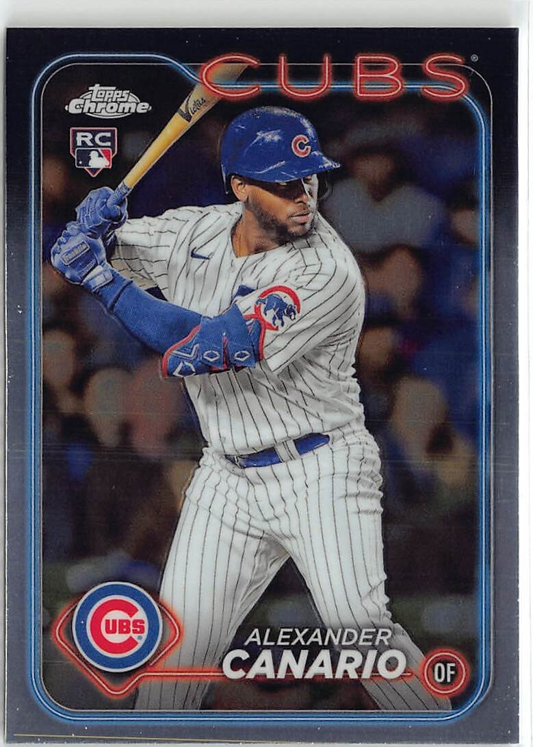 2024 Topps Chrome Alexander Canario Rookie Card Base Chicago Cubs #174