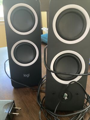 Logitech Z200 10W Multimedia Speakers, Pair - Black