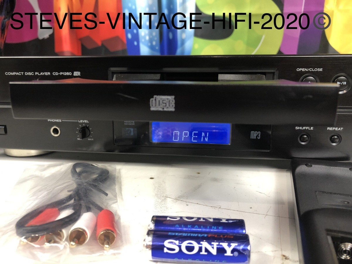 Teac CD-P1260 Compact Disc Player MP3 + Remote VGC SERVICED L@@K