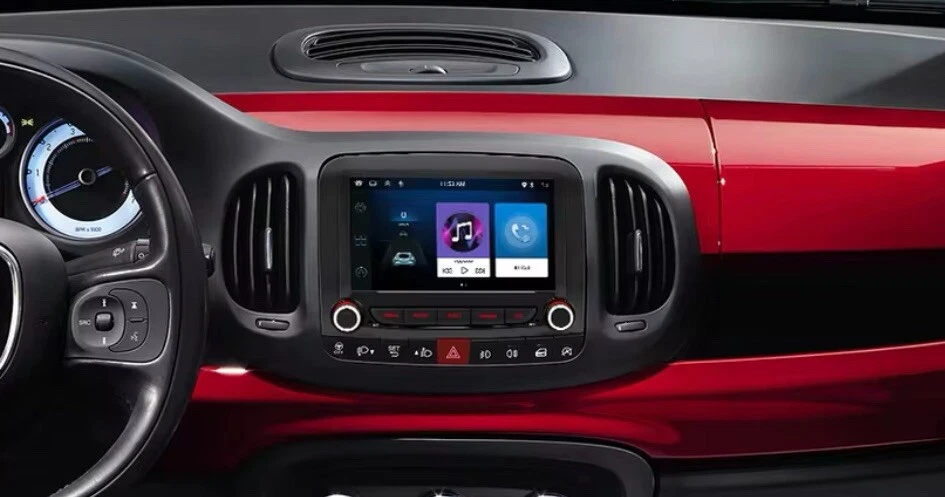 CARPLAY CARTABLET 10'' Fiat 500L Restyling Wi-Fi Bluetooth Navi USB 2 32gb - Immagine 4 di 4