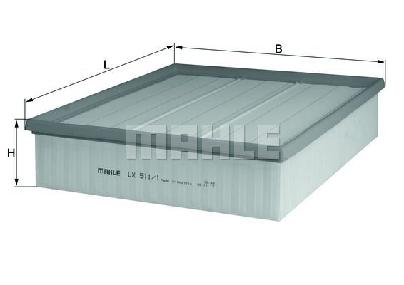 Knecht Mahle Luftfilter LX 511/1-image