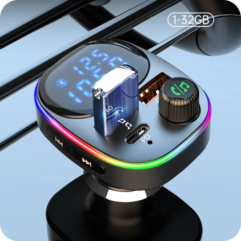 Auto Bluetooth FM Transmitter - Drahtloser Radio Kfz-Empfänger Adapter - Bild 3 von 4