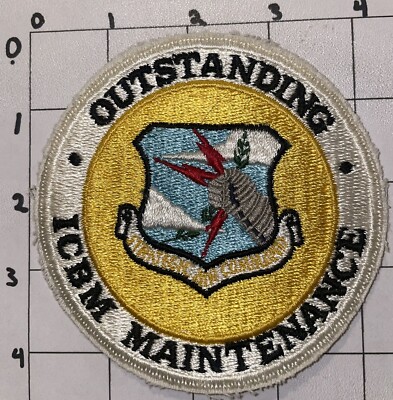 1970s USAF Outstanding ICBM Maintenance Patch (14) | eBay