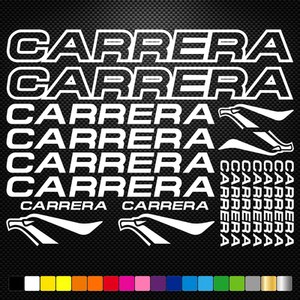 carrera bike stickers