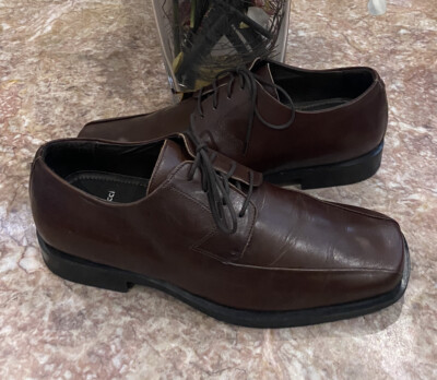 Bacco Bucci Men’s Brown Leather Dress Shoes Size 10.5 Bacco Bucci Men main image 2
