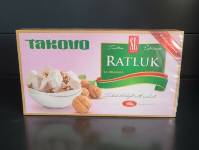 Ratluk sa orasima 450 g - Turkish Delight mit Walnüssen Swisslion Takovo 