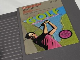 3x Nintendo NES Game lot Sports Bundle Bandai Golf, Bases Loaded 1 & 2 Tested