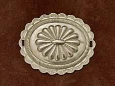 Southwestern Oval Concho Style Belt Buckle