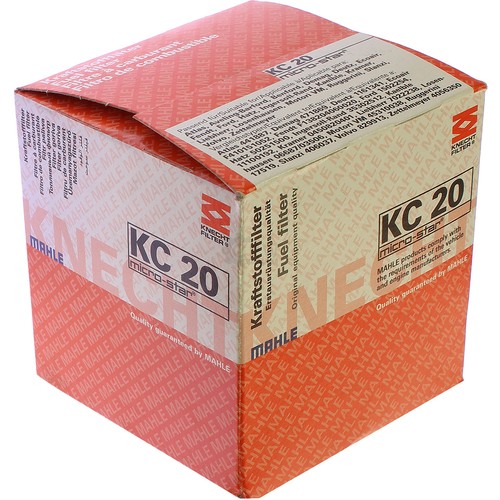 5x MAHLE / Knecht Kc 20 Filtro de Combustible Filtro Fuel - Imagen 3 de 4