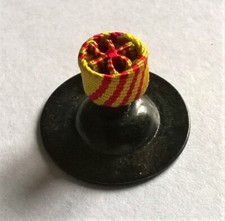 Rosette boutonnière d'officier de l'ordre du Nichan Iftikhar, diamètre: 6 mm