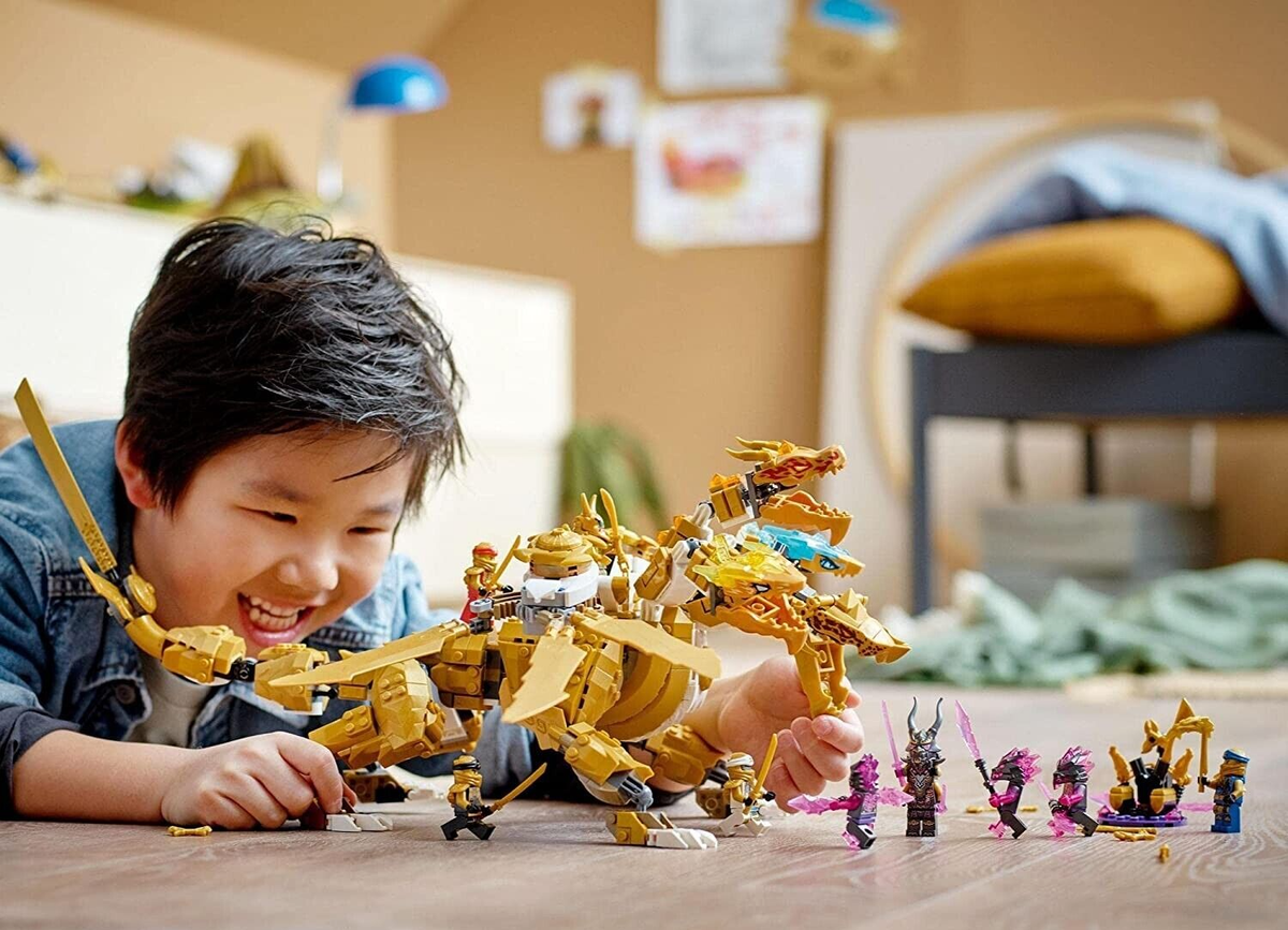 LEGO Ninjago Lloyd's Golden Ultra Dragon 71774 from JAPAN | eBay