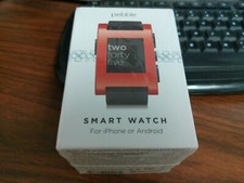 Pebble Classic Smartwatch 301RD OEM Watchband, brand new but dead battery