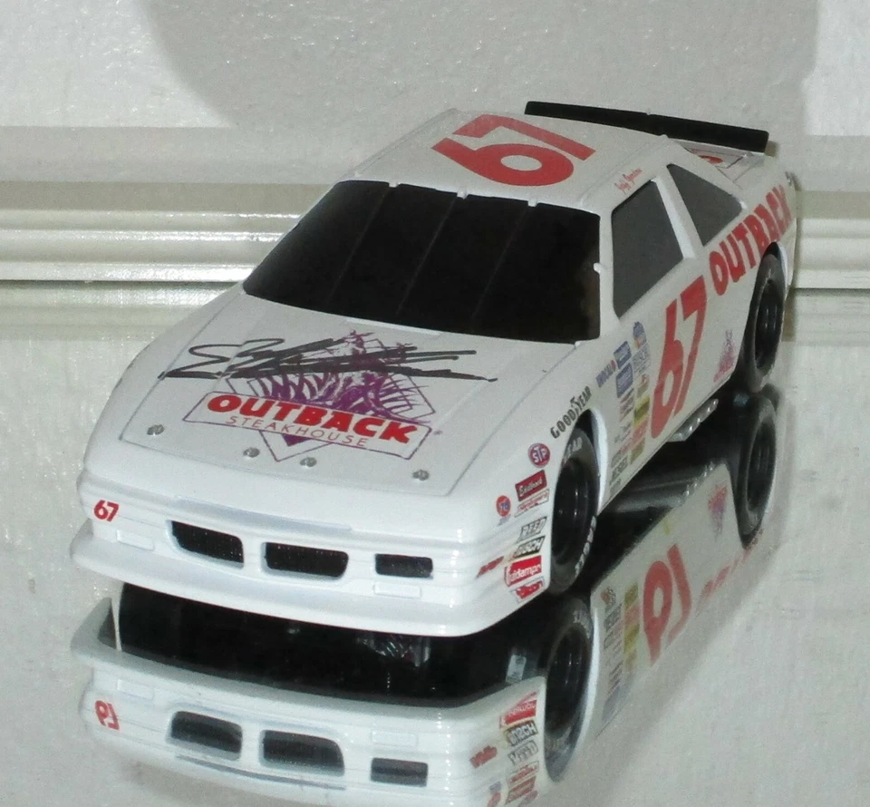 Jeff Gordon #67 Outback Steakhouse autografiado novato 1990 1/24 BWB, COCHE BANCARIO Foto 3 de 4