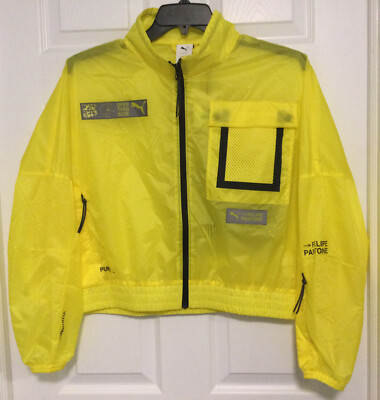 Puma X Felipe Pantone Jacket Women's Yellow, Size L, NWT $180