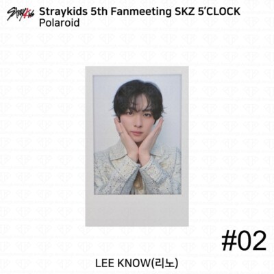 Stray Kids リノ 5-STAR kms ヨントン 当選者 ポラロイド STRAY KIDS 5th Fanmeeting SKZ 5'CLOCK Official MD Tin Case