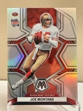 2022 Panini Mosaic Joe Montana Silver Prizm #296 San Francisco 49ers Legend