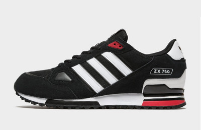 black and red mens trainers