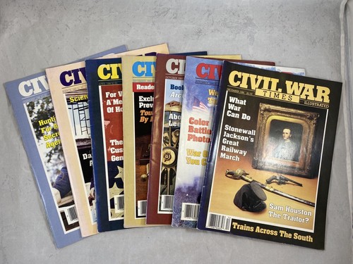Vtg Magazines Civil War Times Illustrated 1986 Lot Of 7 EXCELLENT