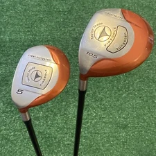 NICE! LH TaylorMade Firesole Wood Set, 10.5° Driver + 5 Wood R-80 Bubble Shafts