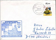 Marine SP  "Zerstörer Hamburg"   03.05.1982  (SWA)