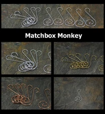 10 Fancy Gold Silver Copper S Swirl Wire Christmas Tree Ornament Hooks Hangers