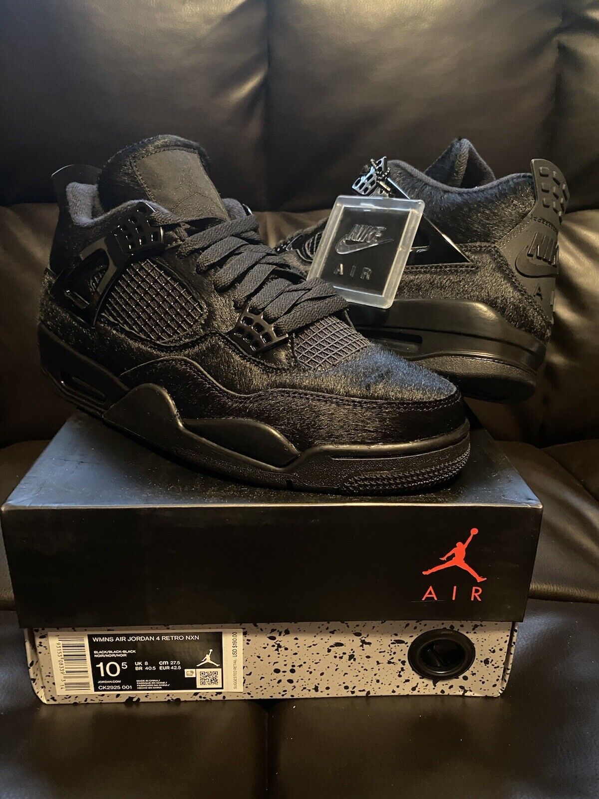 black jordan 4 olivia kim