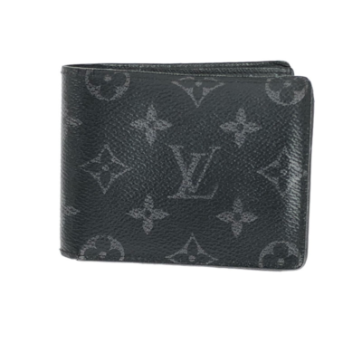 LOUIS VUITTON ブラック 二つ折り財布 M62294 Louis Vuitton Monogram Eclipse Portefeuille Slender M62294 Black