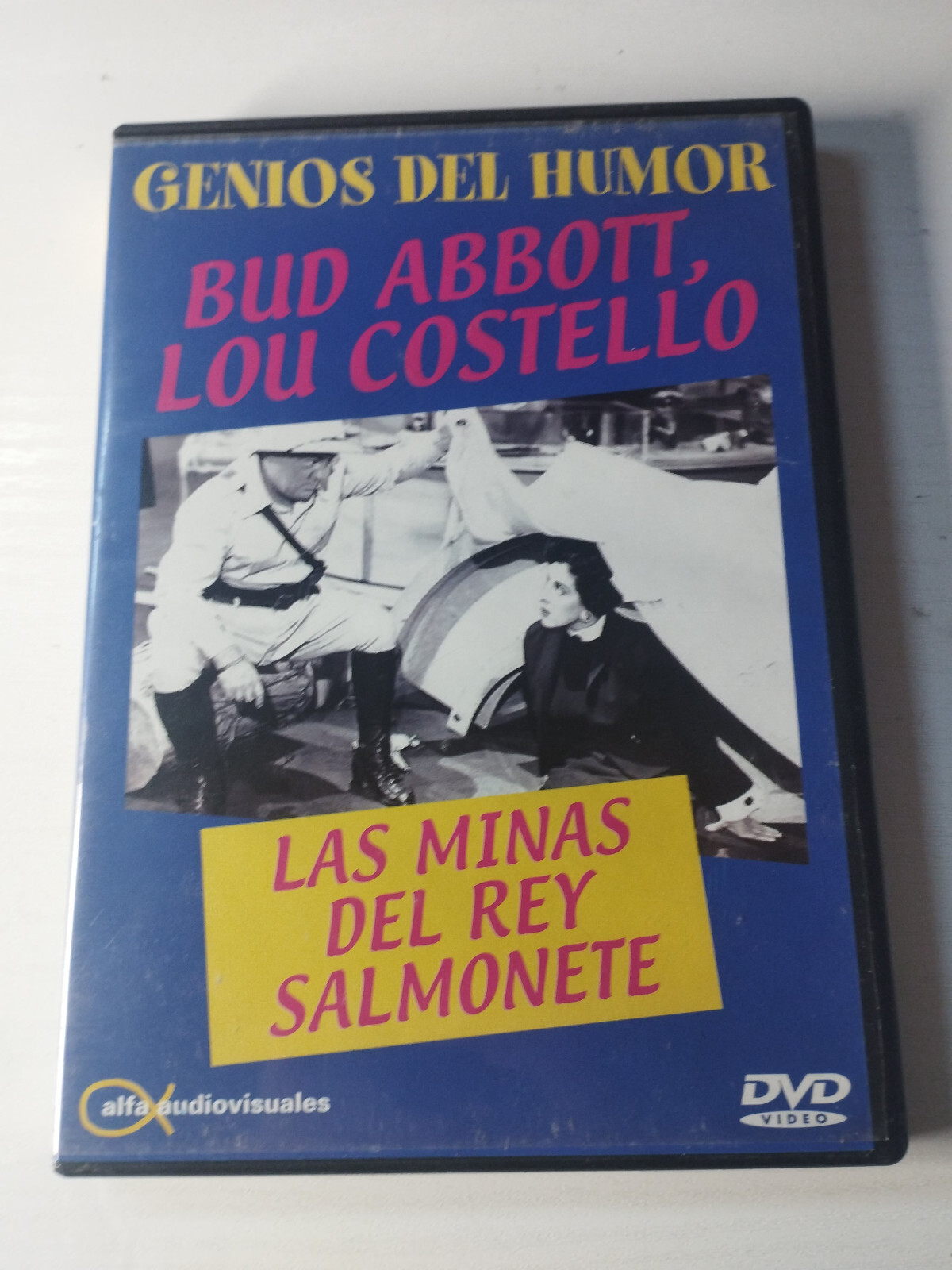 The Mines of King Salmonete Abbott Lou Costello DVD Spanish English Region All