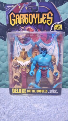 1996 Gargoyles Griffin Goliath Deluxe Battle Doubles MIB Action Figure Kenner