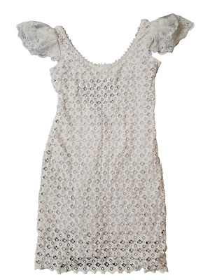 yoana baraschi white lace dress Yoana Baraschi Size 6 White Lace Dress