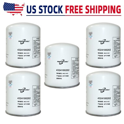 (5X) R950011 Meritor Air Dryer Filter for Volvo & Western Star Trucks