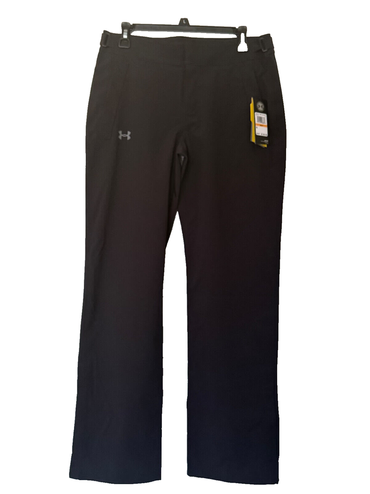 NWT Under Armour Womens Waterproof Hiking Pants Black Adjustable Fit Pocket S/ M