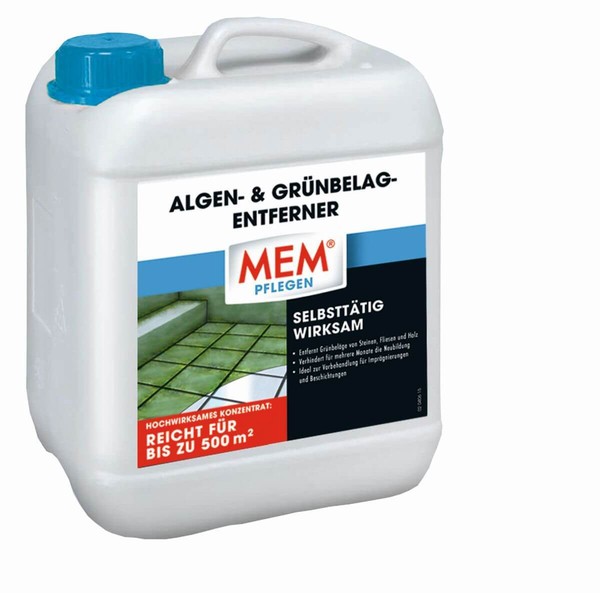 Mem Moosentferner Algenentferner GrüNbelag-Entferner 5L Algenvernichter Reiniger-image