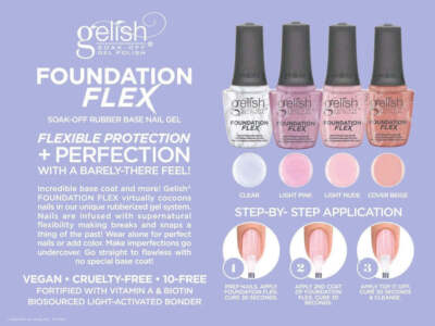 Harmony Gelish Brush On Foundation Flex - Repair. Protect. Volumize. Transform!