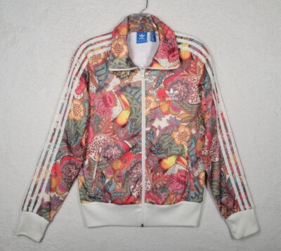 Adidas X The Farm Company Flowers Track Jacket Women's Size S