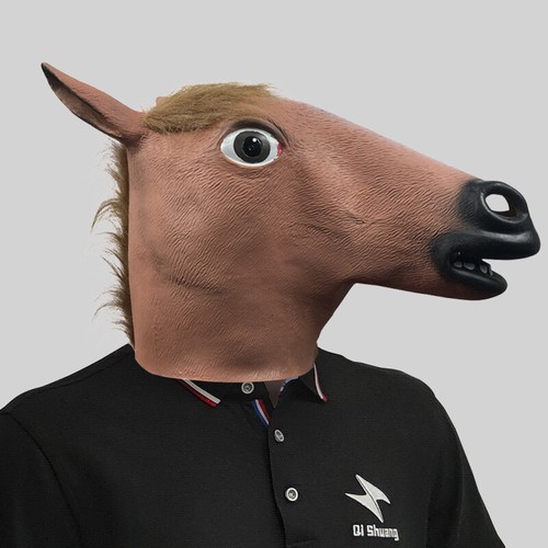 Masquerade Halloween Latex Animal head Mask Carnival Party Cosplay Costumes Prop - Picture 47 of 54
