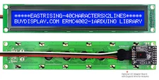 Blue IIC/I2C/TWI Character 40x2 Serial LCD Module Display for Arduino w/Library