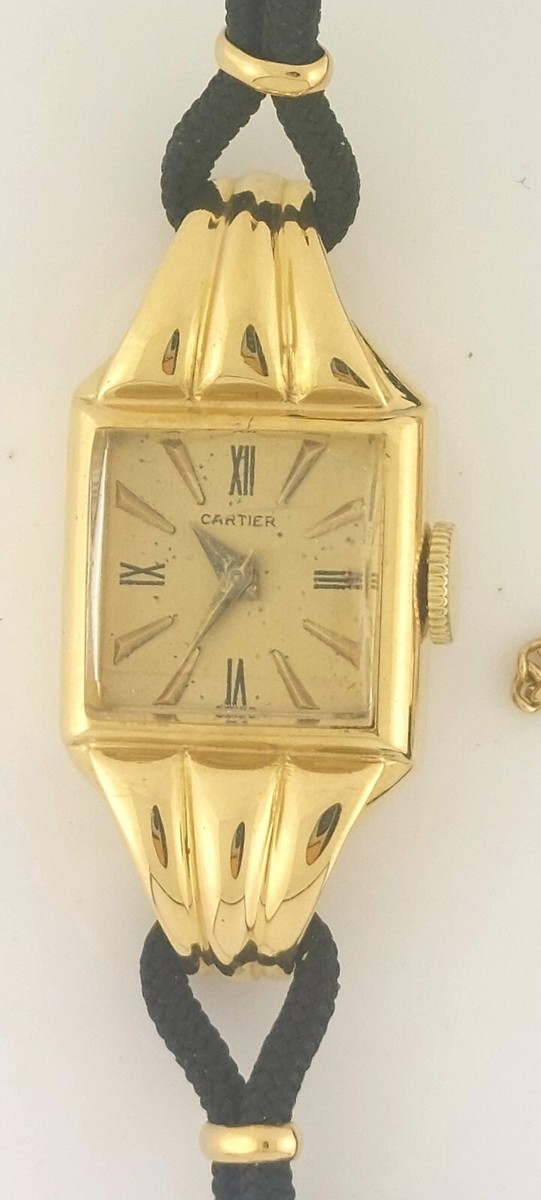 カルティエ Cartier 14K　GOLDPL　レディース　腕時計　K Cartier vintage 14k Gold, Lady dress watch Ref# 361184A | eBay