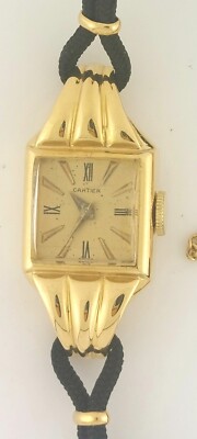 Cartier vintage 14k Gold, Lady dress watch Ref# 361184A | eBay