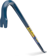Gooseneck Wrecking Bar - 3/4" X 24" USA Made Pry Bar with Angled Chisel End & Fo