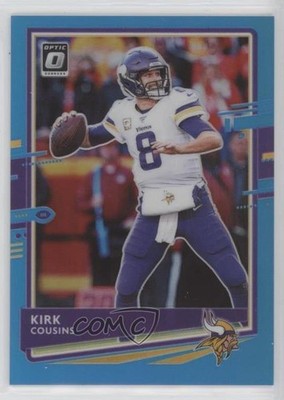 2020 Panini Donruss Optic Aqua Prizm 233/299 Kirk Cousins #63 6o3