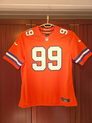 Nike NFL Denver Broncos Game Trikot Allen #99 Herren XL Kurzarm Orange
