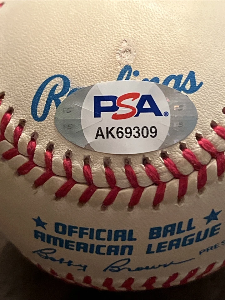 BILL MELTON CHICAGO WHITE SOX 1971 AL HR CHAMP SIGNED OML BASEBALL - Image 3 of 4