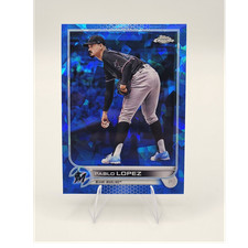 Topps Chrome Sapphire Edition 2022 Pablo Lopez Miami Marlins #644 Baseball Card