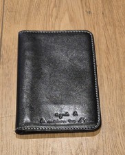 Agnes B Leder Reisepass- & Kartenetui schwarz gebraucht
